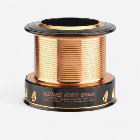 BOBINE SUPPLEMENTAIRE PÊCHE DE LA CARPE MOULINET ADONIS 5000 BLACK