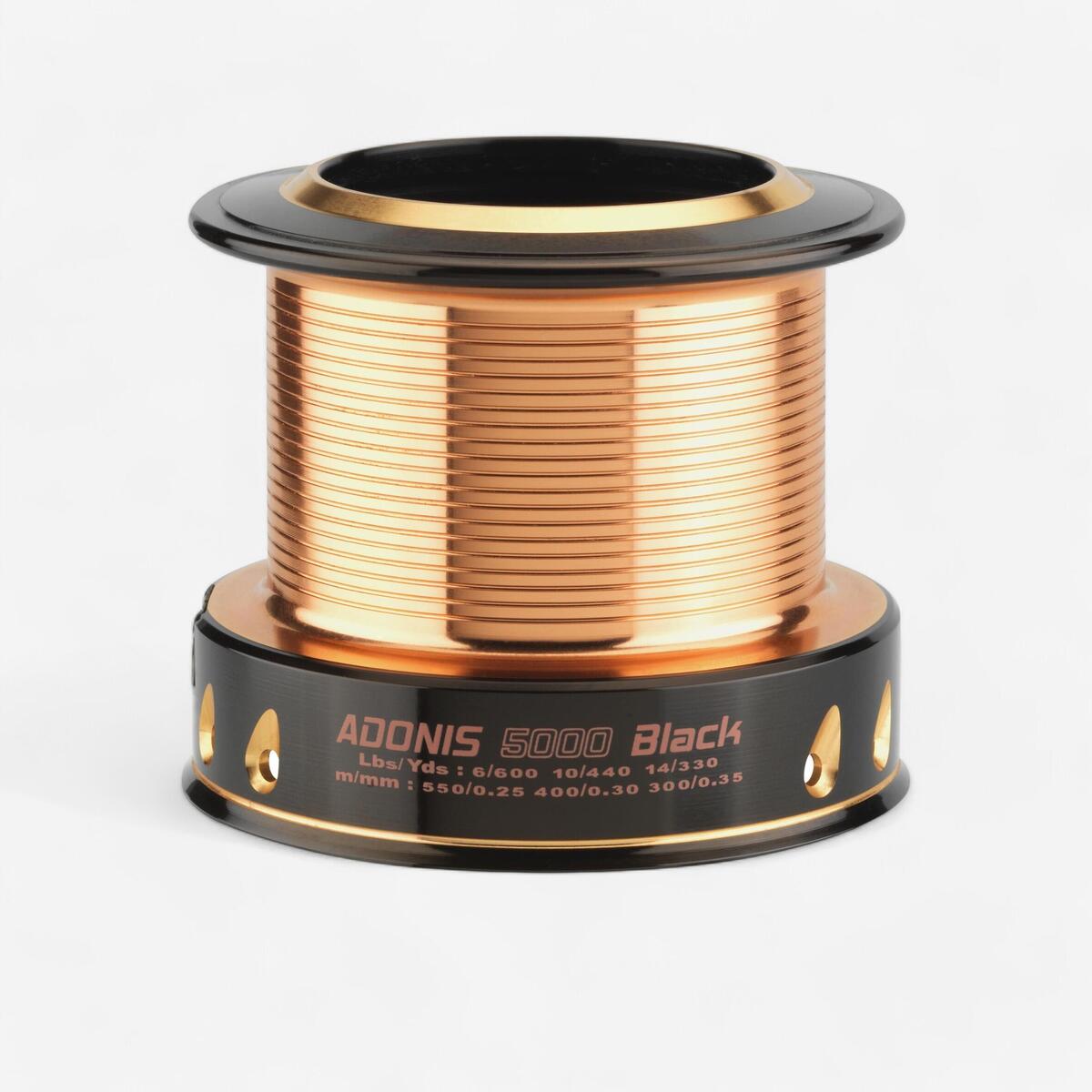 BOBINE SUPPLEMENTAIRE PÊCHE DE LA CARPE MOULINET ADONIS 5000 BLACK