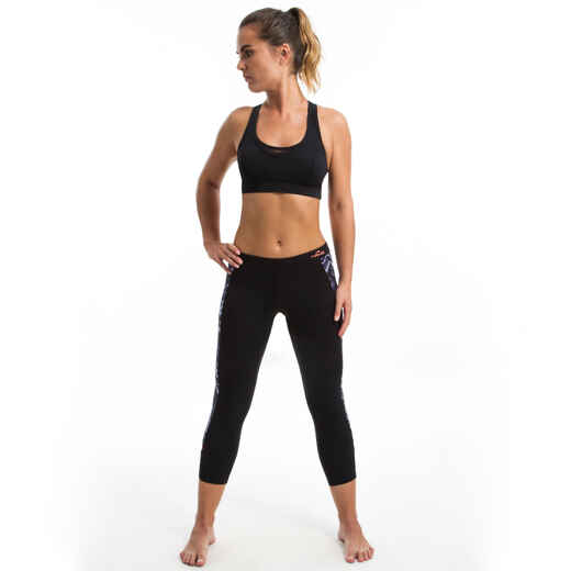 
      Black women's Aquafitness leggings
  