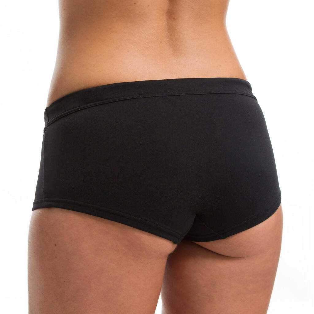 Women's Aquafitness Swimsuit Briefs Meg - Black