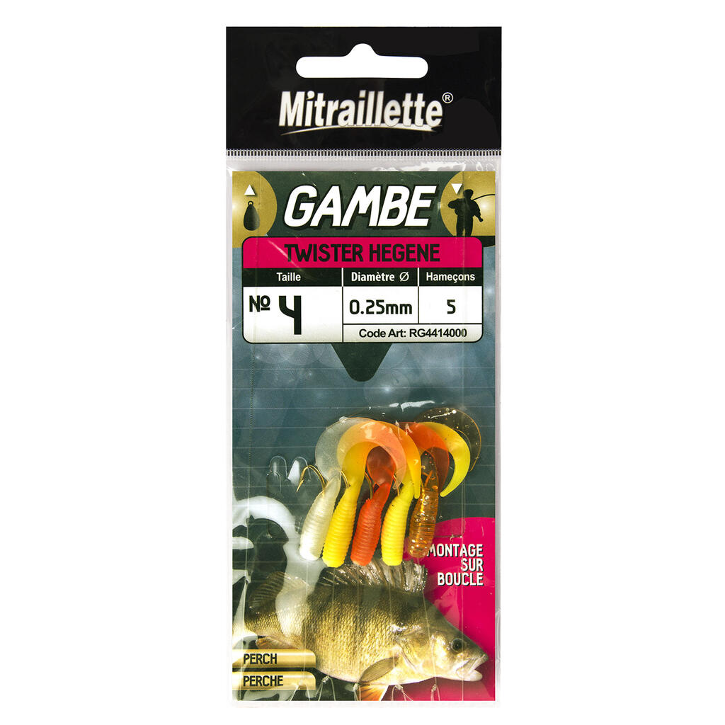 MULTI-HOOK TWISTER N°4 FOR LURE FISHING