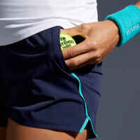 Tennis-Shorts Damen SH Light 900 marineblau