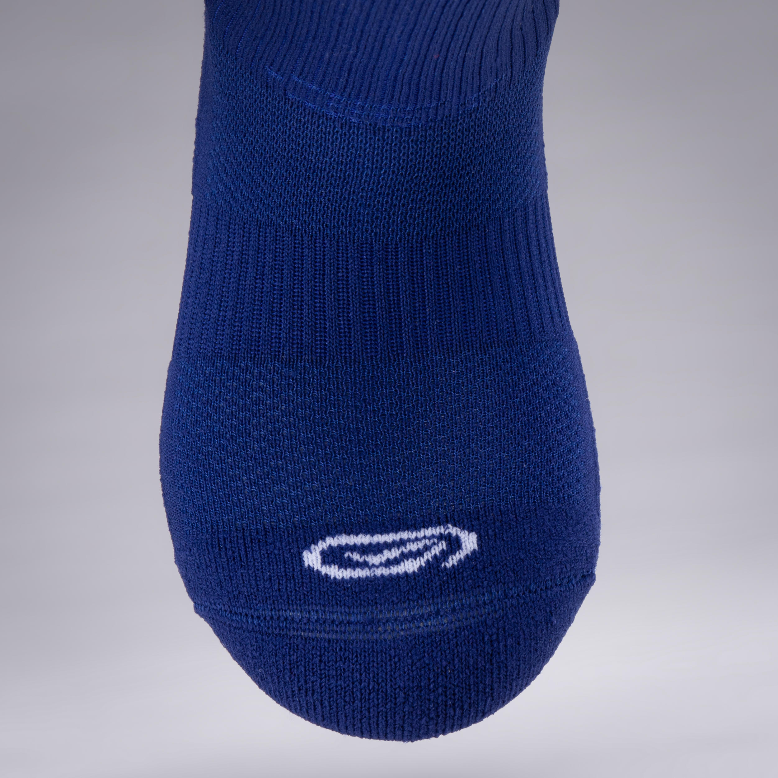 Confort children's athletics socks high pack of 2 ink blue 5/5