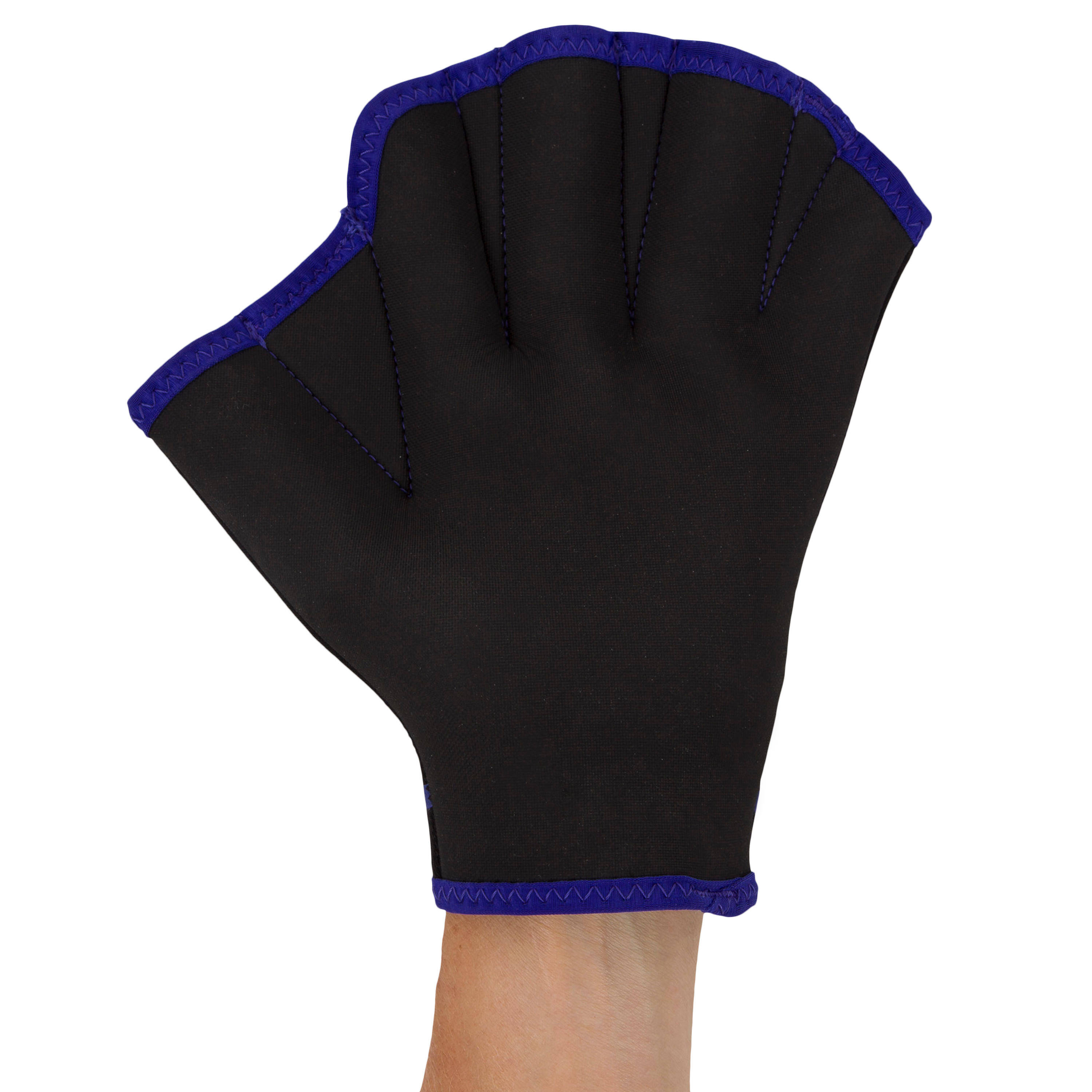 Neoprene Aquafitness Gloves - Black -  5