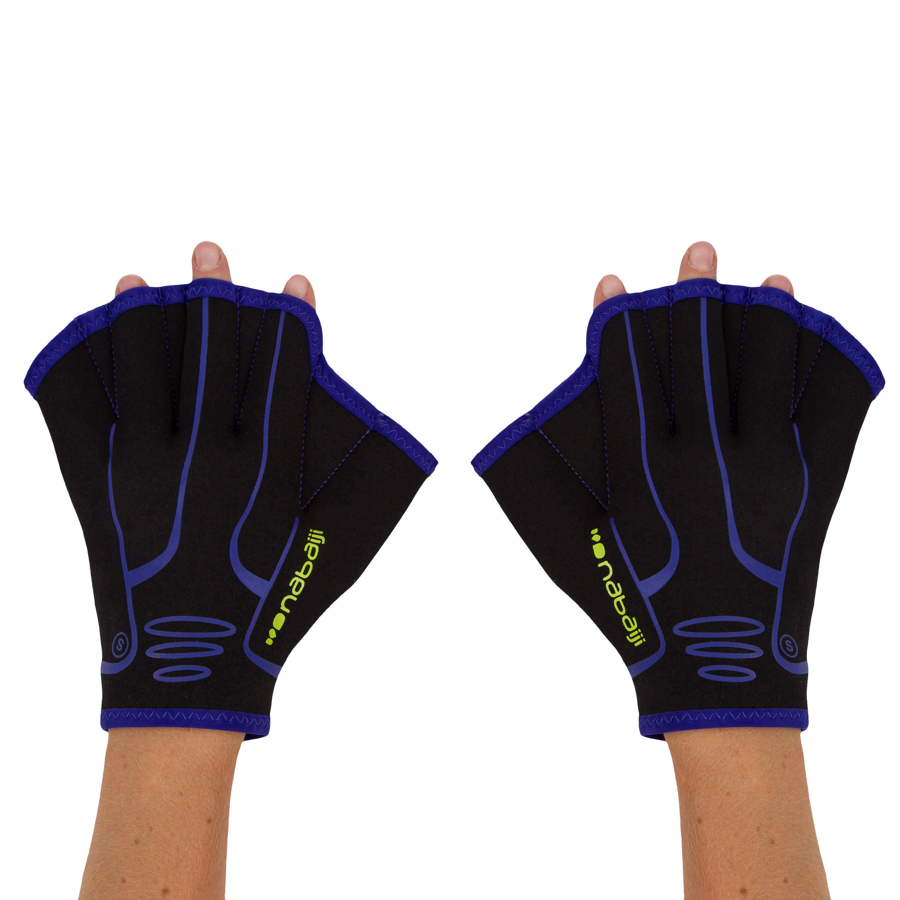 Neoprene Aquafitness Gloves - Black -  2