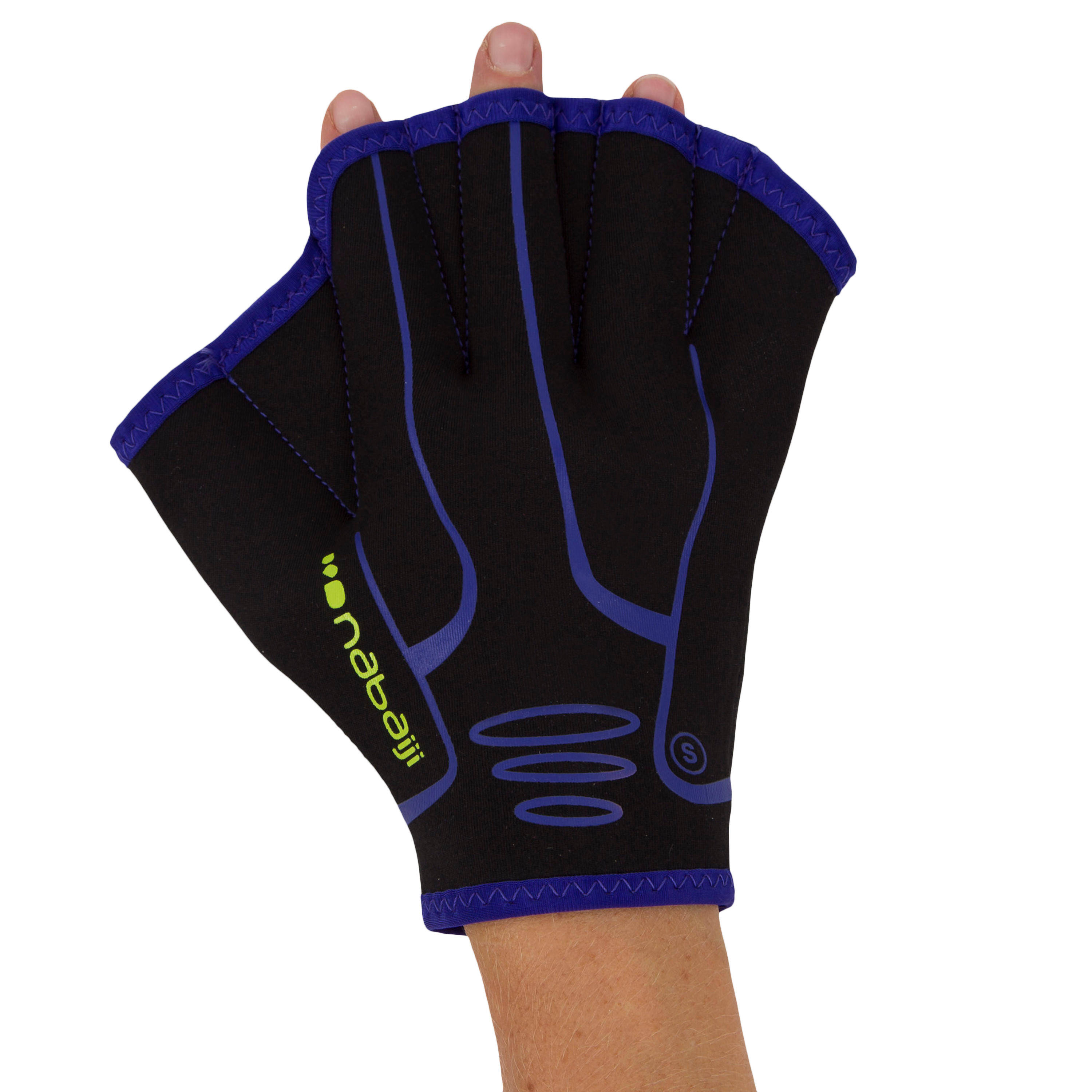 Neoprene Aquafitness Gloves - Black -  3