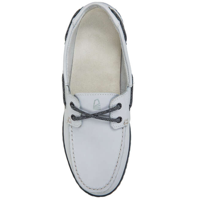 TRIBORD Women's Sailing NonSlip Boat Shoes 500 Grey...