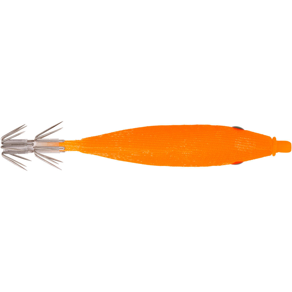 Калмариера EBIKA soft 2.5 90, оранжева, за лов на сепии/калмари.
