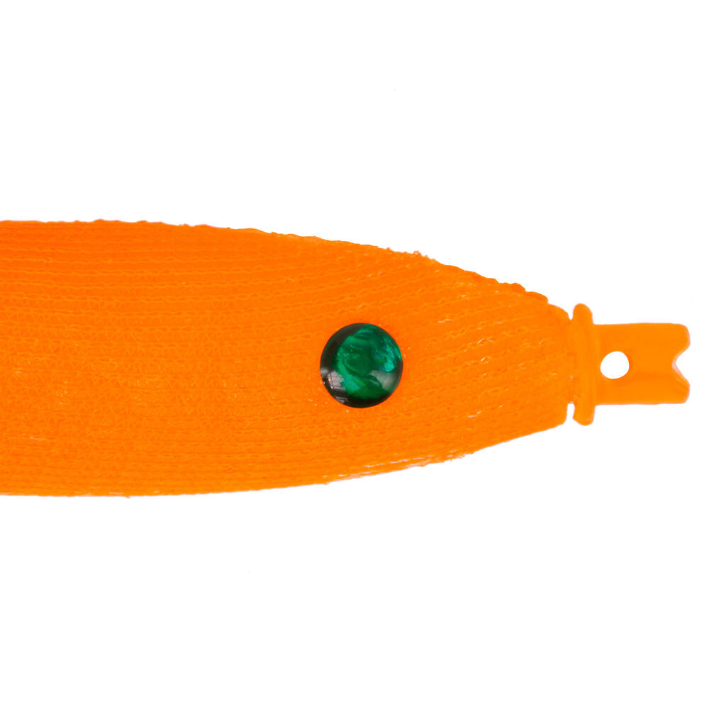 Turlutte EBIKA soft 2.5 90 orange pêche des seiches/calamars