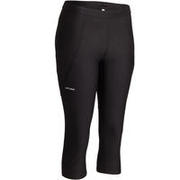 POLUDUGE HLAČE ZA TENIS 900 ŽENSKE CRNE