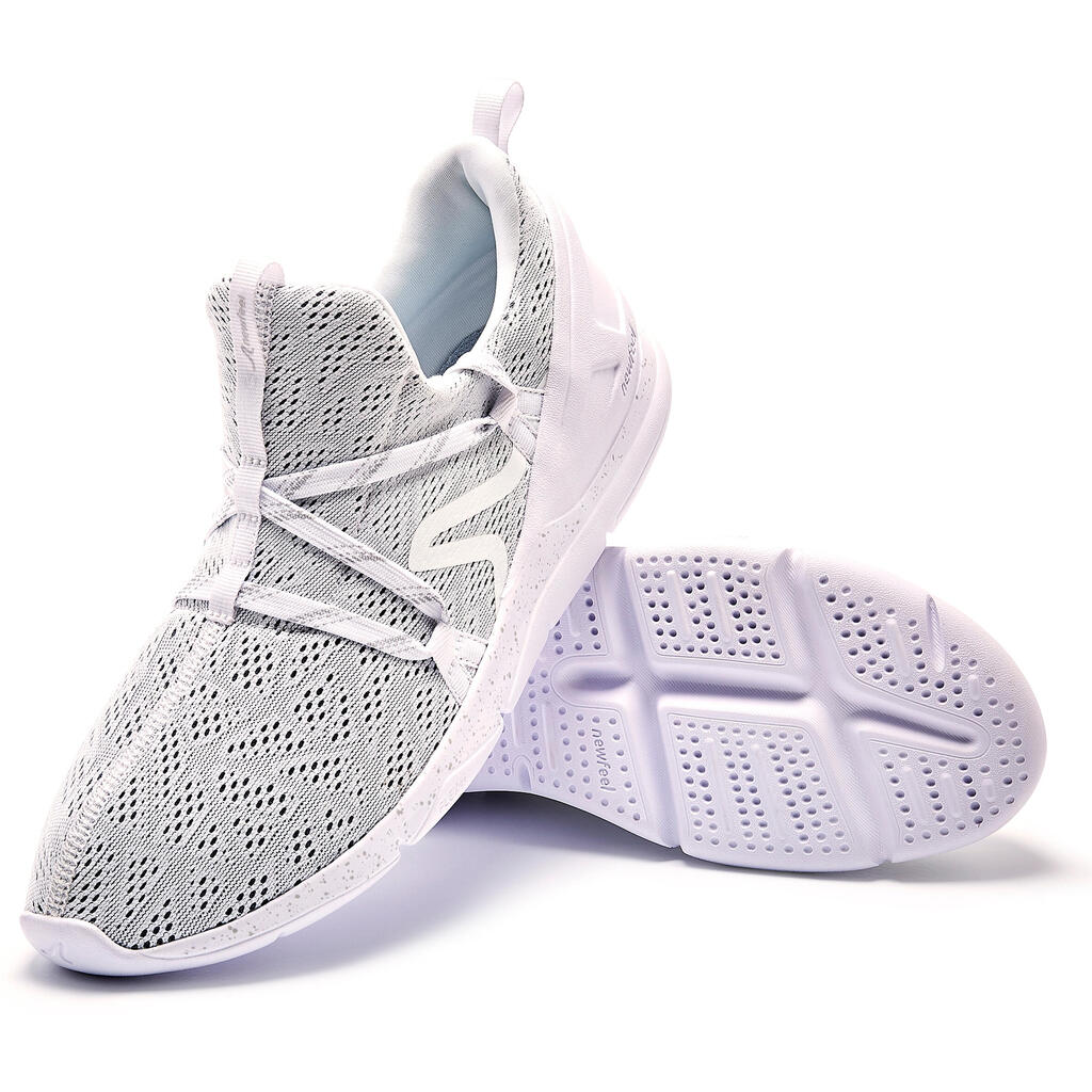 Freizeitschuhe Walking PW 140 Damen weiss