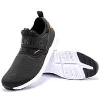 Zapatillas Caminar Hombre PW 160 Slip-On Negro/Naranja