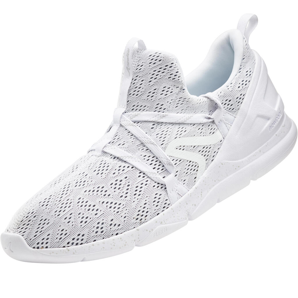 Freizeitschuhe Walking PW 140 Damen weiss