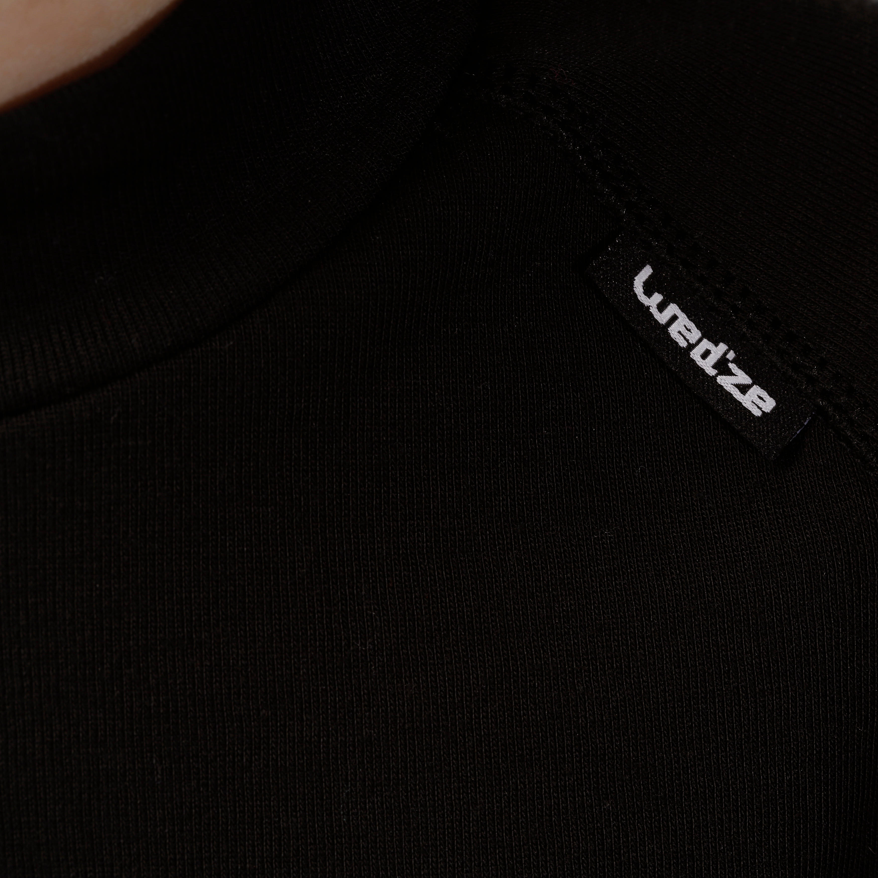 Kids' Ski Base Layer Top - BL 100 Black - WEDZE