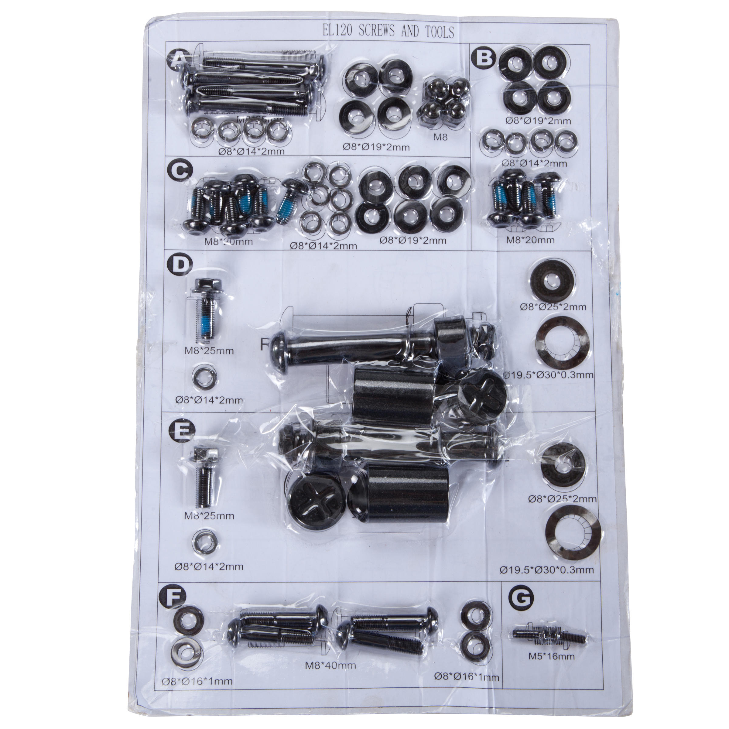 KIT VISSERIE EL120 DOMYOS Decathlon