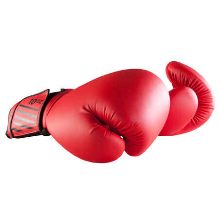 Beginner Boxing Gloves 100 - Red