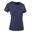 100 Women's Fitness Cardio Training T-Shirt - Navy Blue