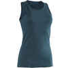 500 Women's Pilates & Gentle Gym Tank Top - Turquoise