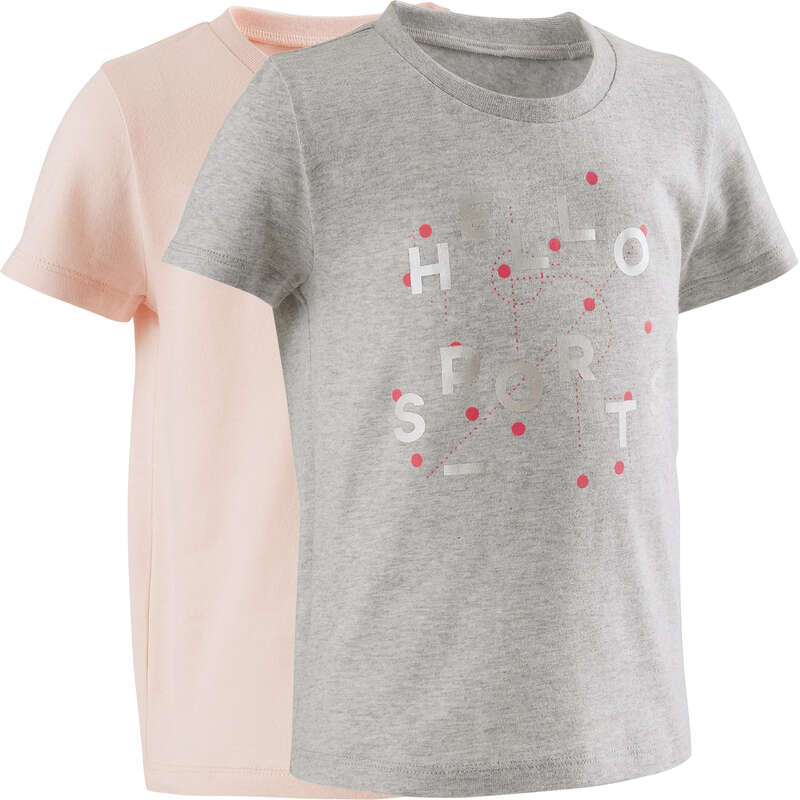BABY GYM APPAREL - 100 Short-Sleeved T-Shirts DOMYOS
