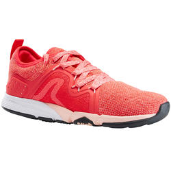 Pw 540 Flex H Women S Fitness Walking Shoes Coral Newfeel Decathlon