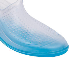 Chaussures Aquatiques Aquabike-Aquagym Aquafun transparent