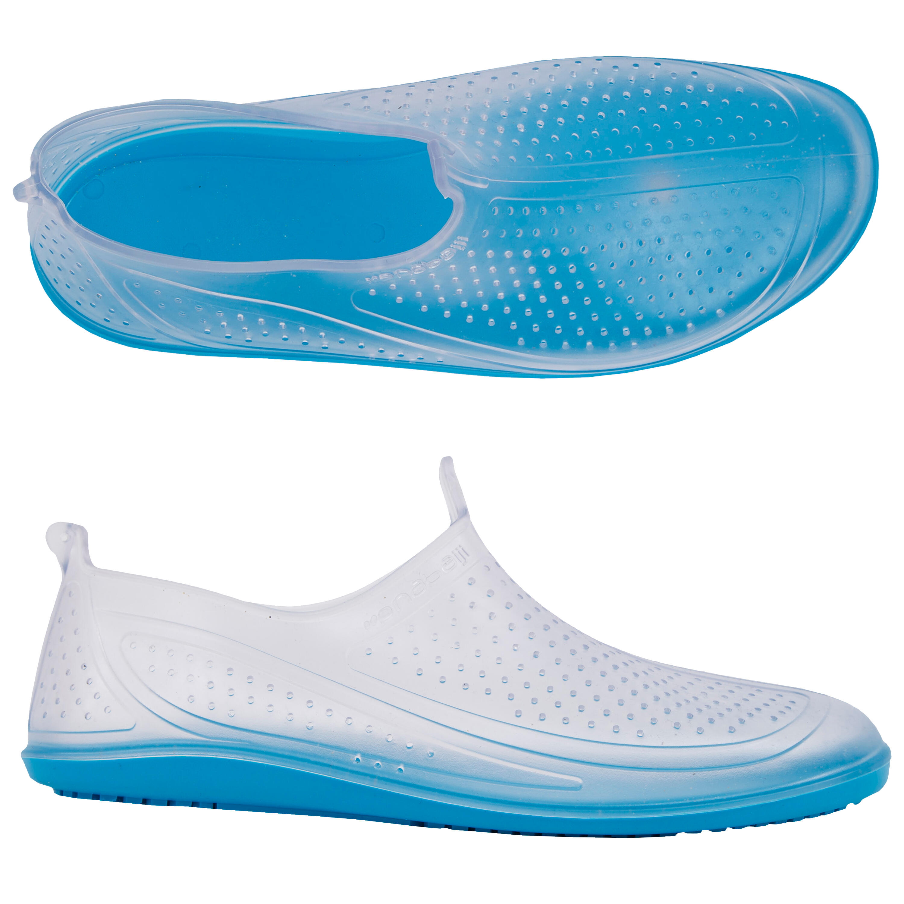 Chaussures nautiques - Aquafun transparent - NABAIJI