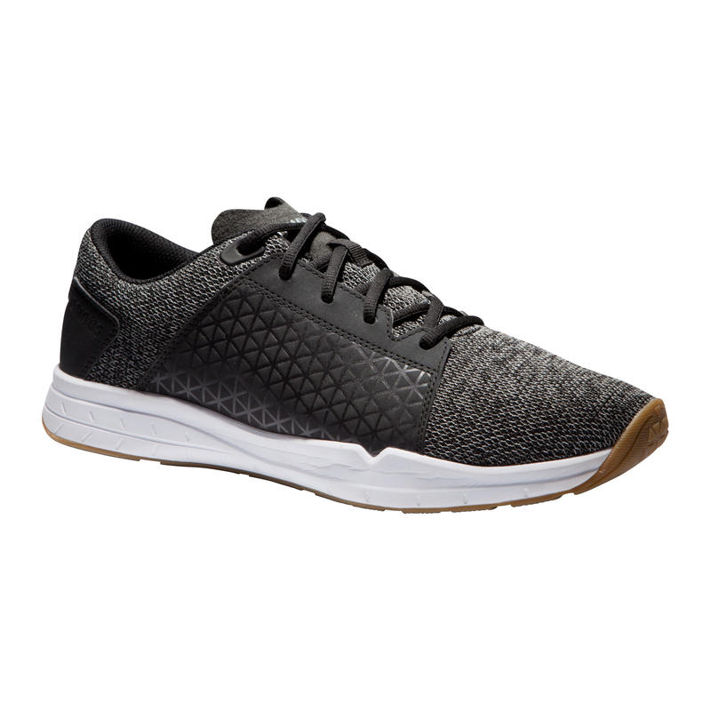 500 Cardio Training Fitness Shoes - Grey/Black - Decathlon