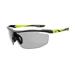 成人款跑步太陽眼鏡（1-3號鏡片）RUNPERF - 黑與螢光黃配色