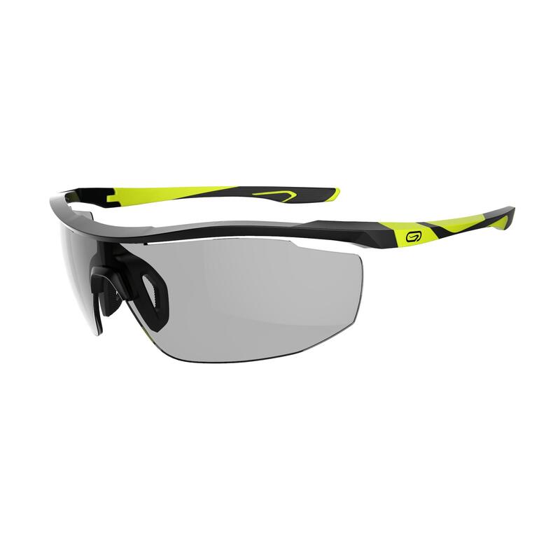 Běžecké fotochromatické brýle Runperf kategorie 1–3 černo-žluté fluorescenční 