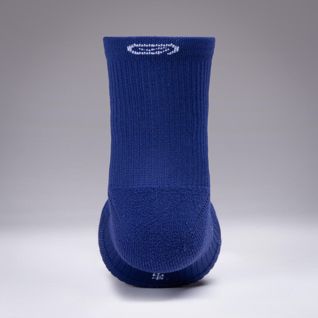 Laufsocken Komfort High Kinder 2er-Pack blau