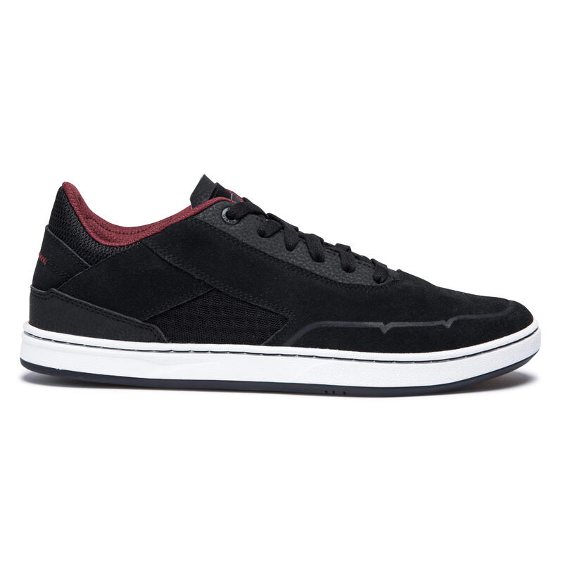 Crush 500 Adult Low-Top Cupsole Skate Shoes - Black/Burgundy