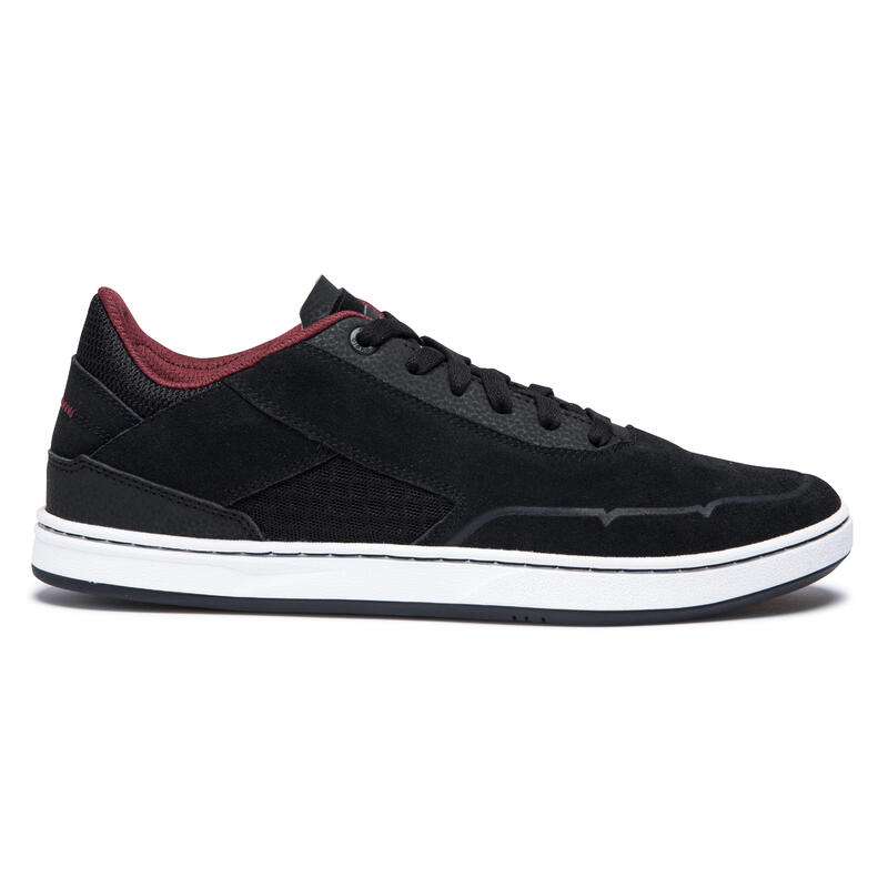 Scarpe skateboard adulto CRUSH 500 basse nero-bordeaux