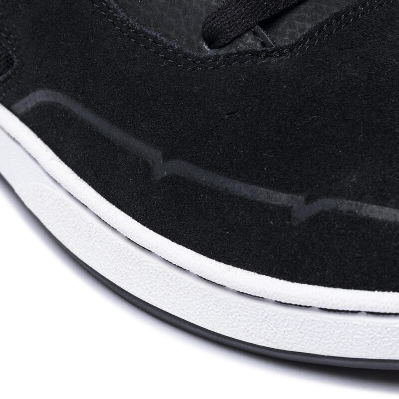 Nízké skateboardové boty Crush 500 černo-vínové 