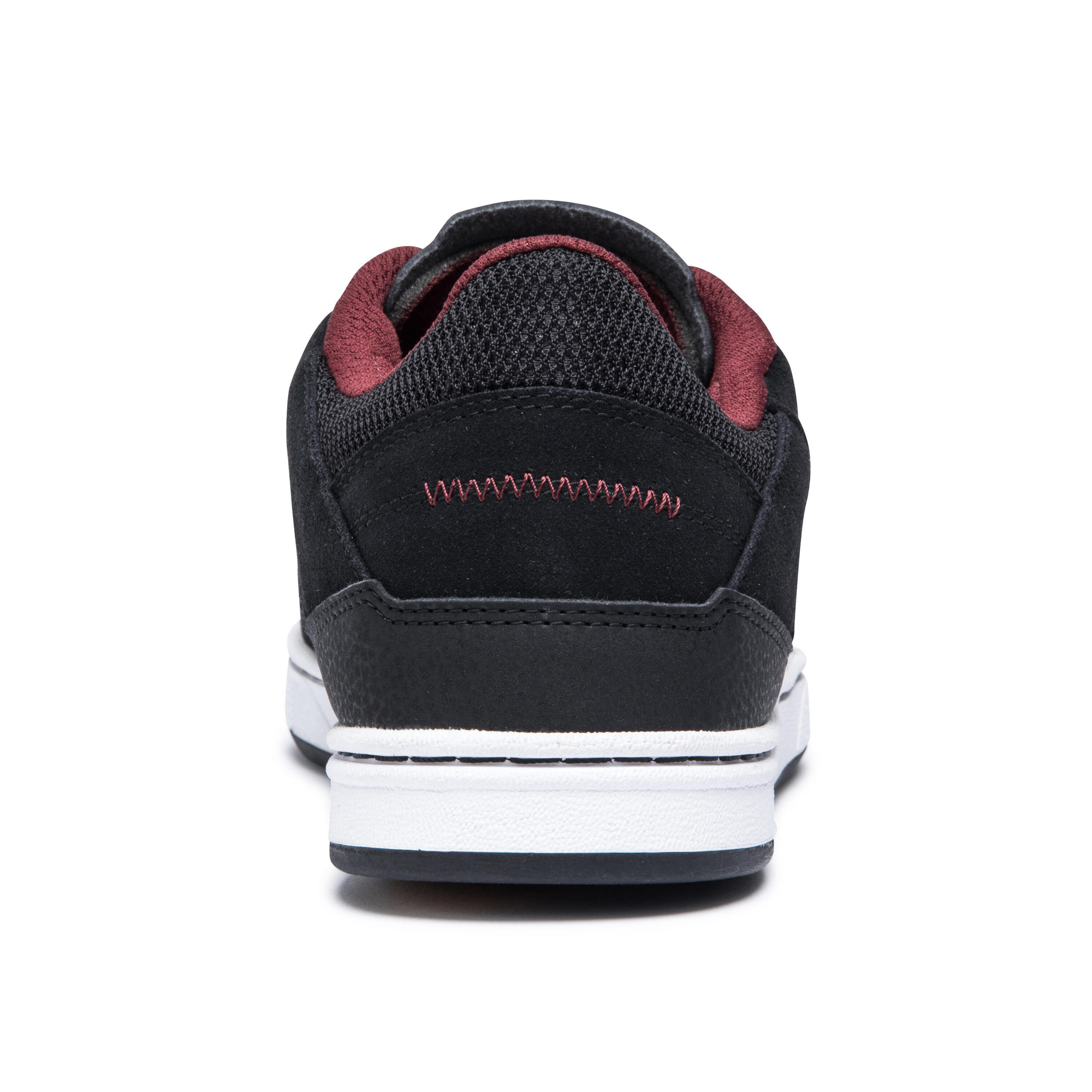 Crush 500 Adult Low-Top Cupsole Skate Shoes - Black/Burgundy 11/14