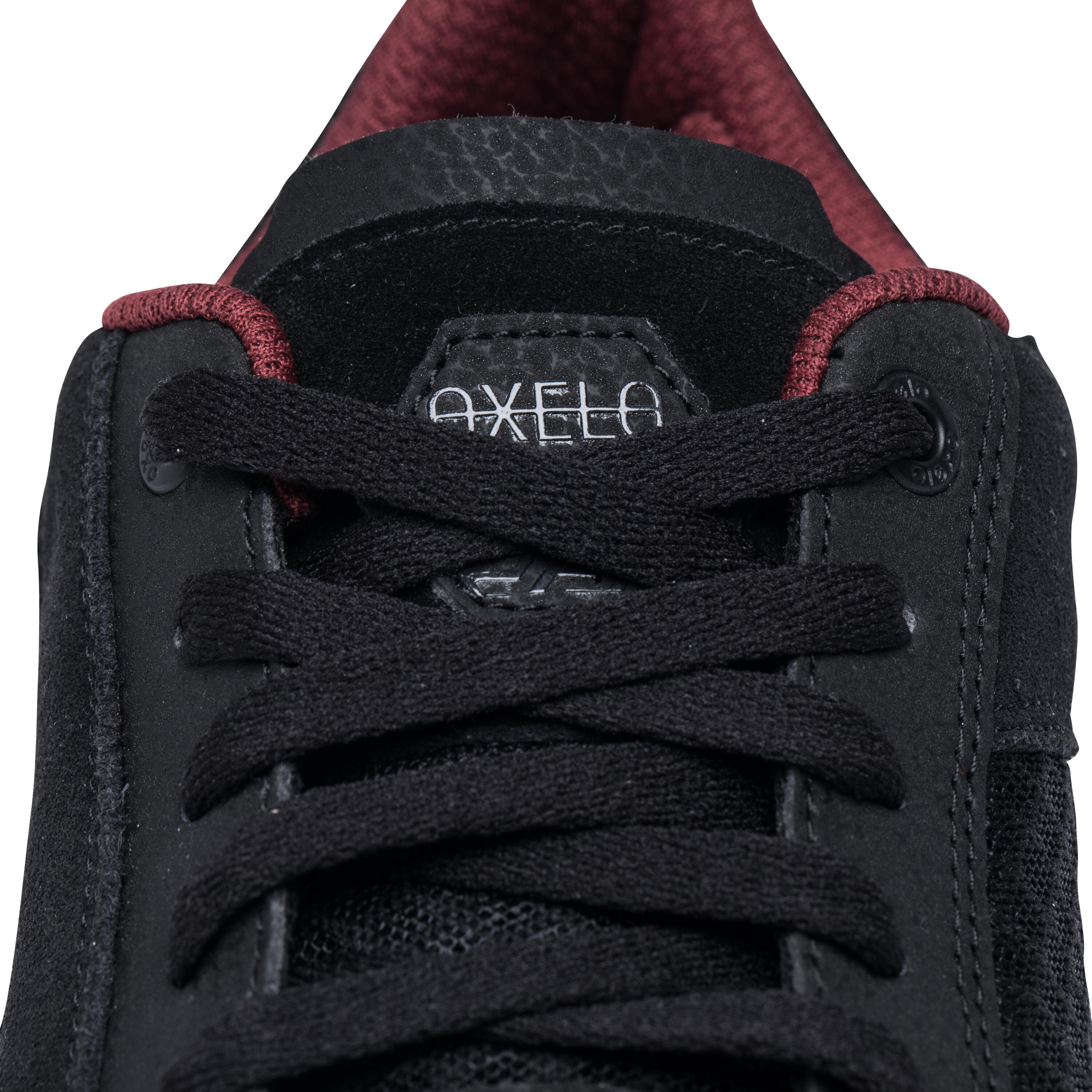 Crush 500 Adult Low-Top Cupsole Skate Shoes - Black/Burgundy 10/14