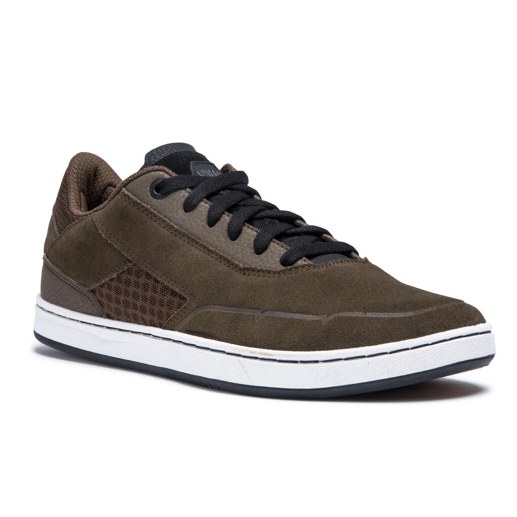 Crush 500 adult low-top (cupsole) skate shoes - khaki