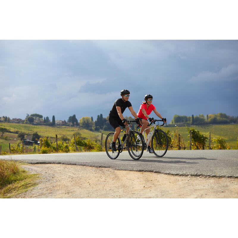 CULOTTE CICLISMO CARRETERA CORTO HOMBRE SIN TIRANTES TRIBAN ESSENCIAL NEGRO