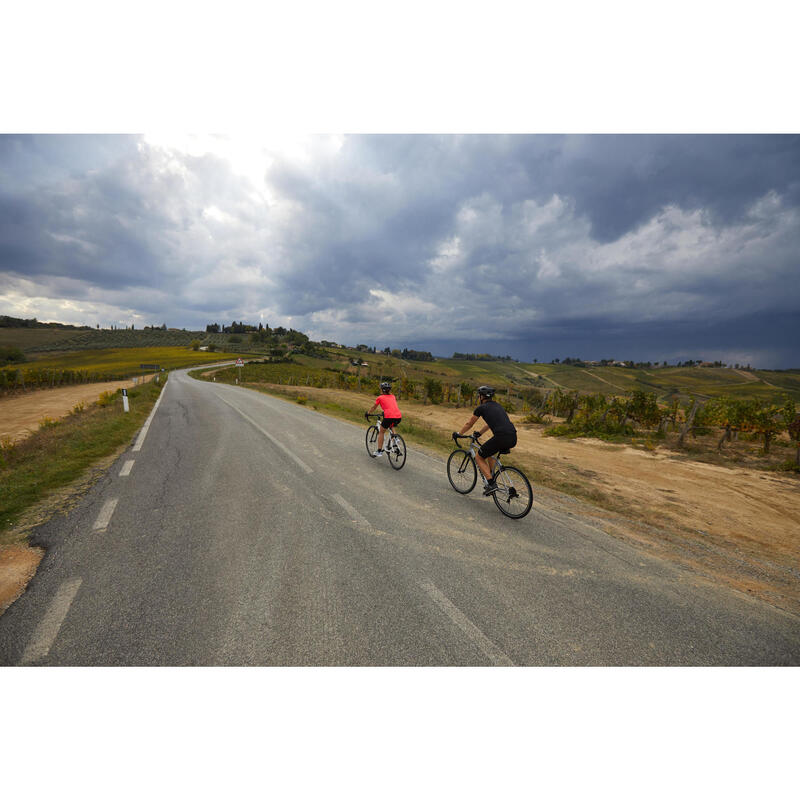 CULOTTE CICLISMO CARRETERA CORTO HOMBRE SIN TIRANTES TRIBAN ESSENCIAL NEGRO