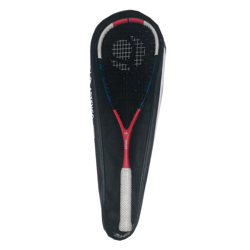 Squashset SR160 met racket, hoes en bal met rode stip