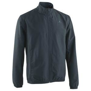 Men's Basic Fitness Tracksuit Jacket - Grey