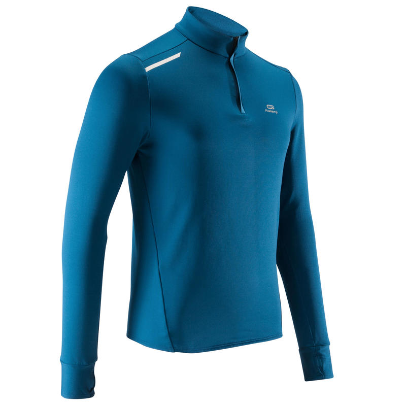 PLAYERA DE MANGA LARGA RUNNING HOMBRE RUN WARM AZUL OSCURO PLAYERA DE MANGA LARGA RUNNING HOMBRE RUN WARM AZUL OSCURO