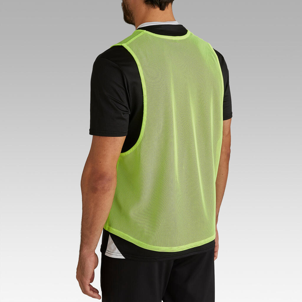 Chasuble adulte orange fluo