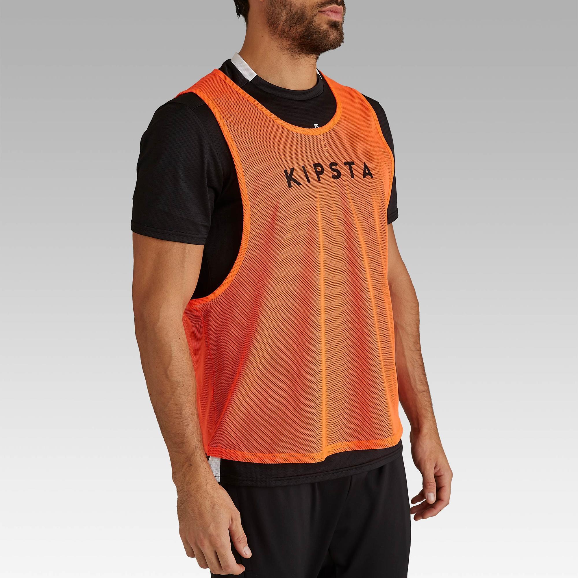 tee shirt orange fluo decathlon