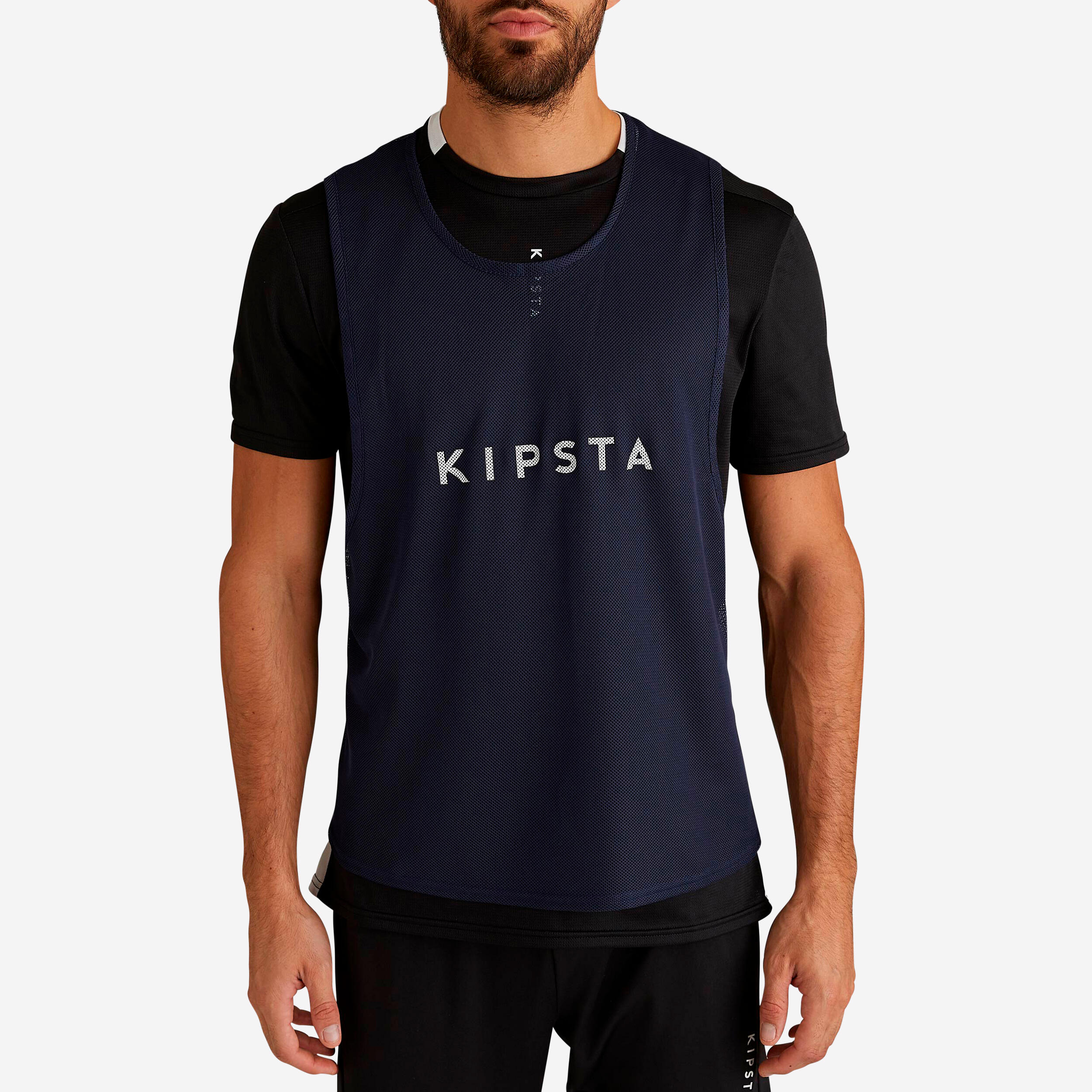 

Adult Football Bibs - Dark Blue -  By KIPSTA | Decathlon