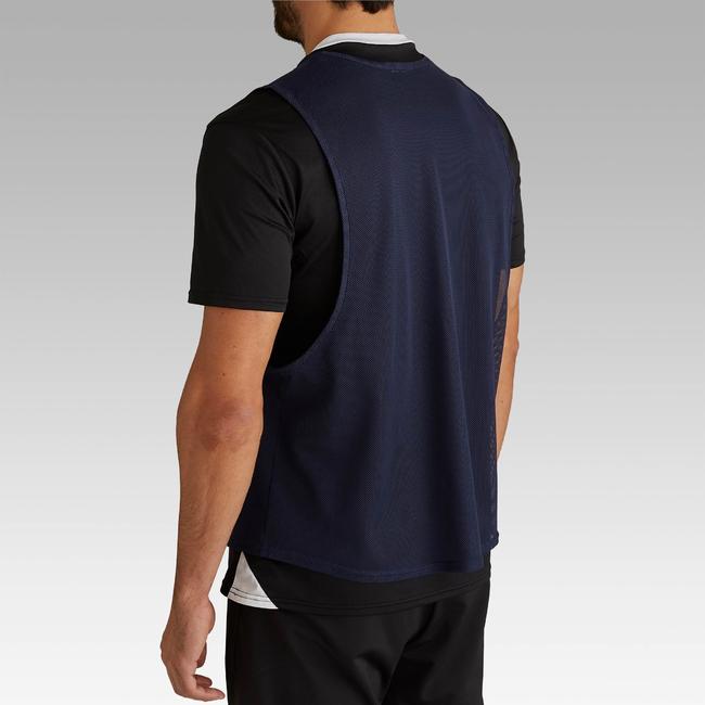 Adult Football Bibs Dark Blue