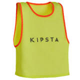 Kids football bib - neon yellow