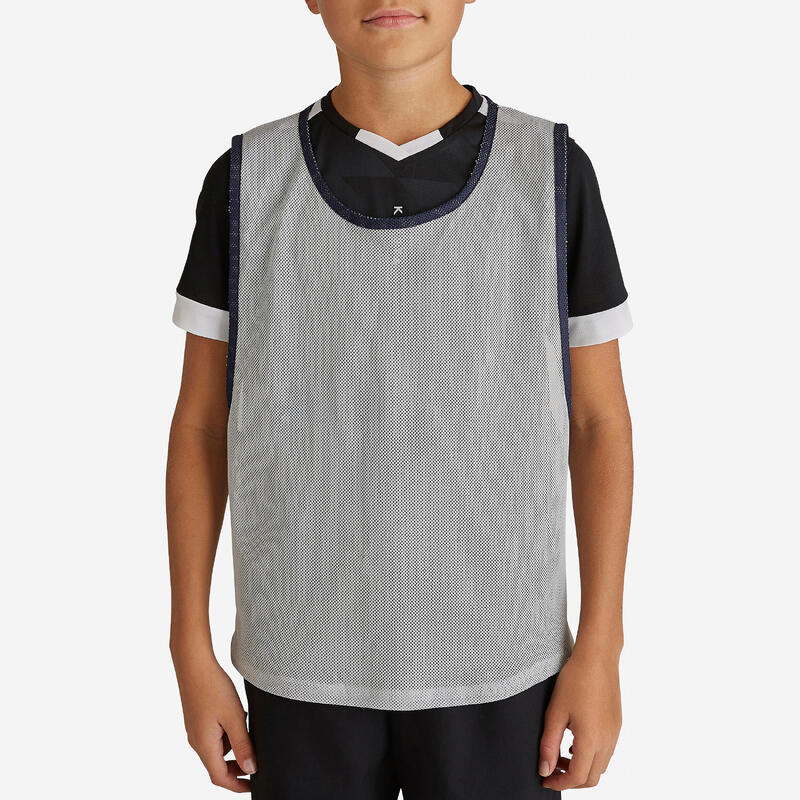 Chasubles sports collectifs enfant gris