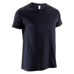 Men's Slim-Fit Fitness T-Shirt 100 - Black