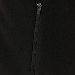 Sweat zippé col montant ajusté femme avec poche - 520 Noir