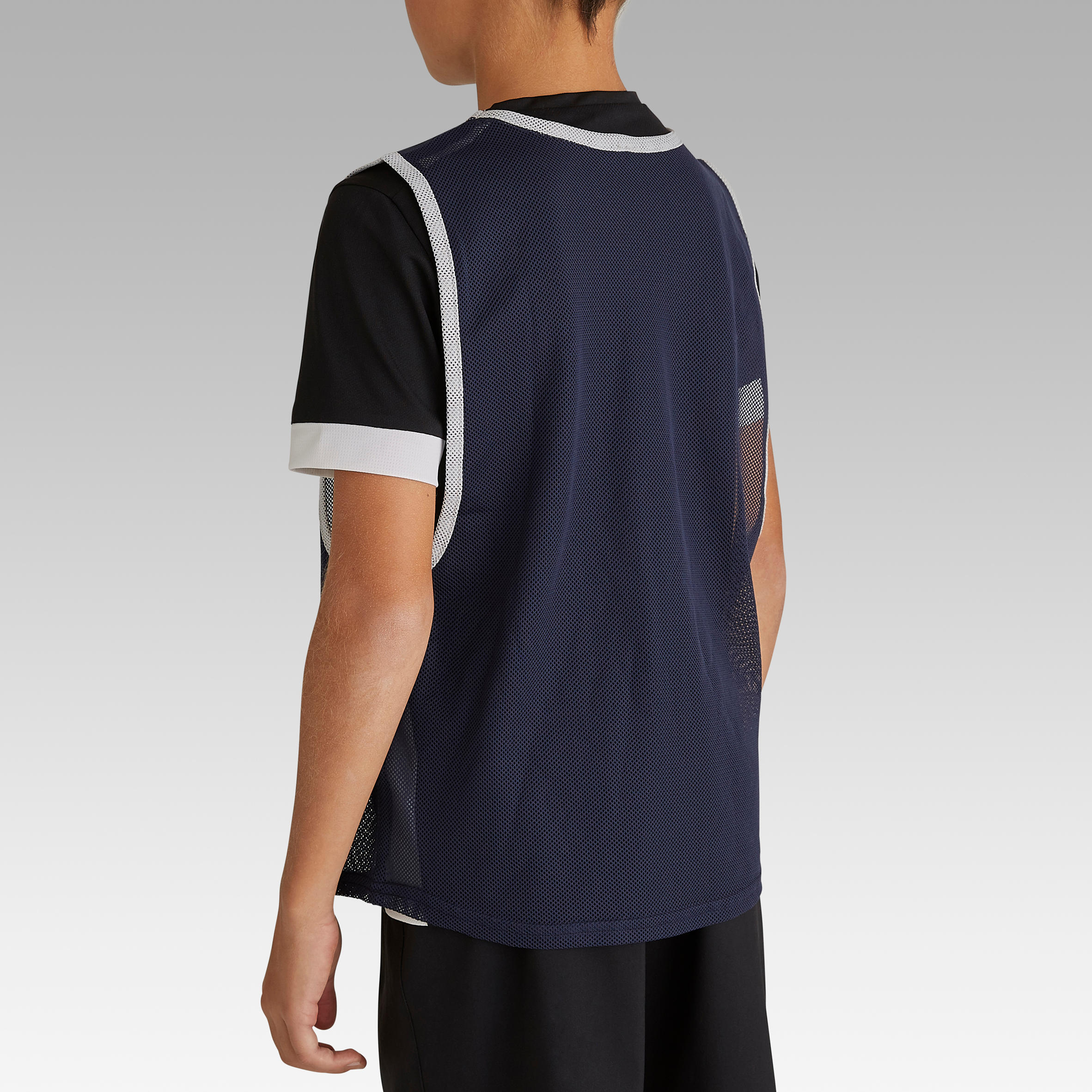 Peto Fútbol Kipsta niños azul 2/4
